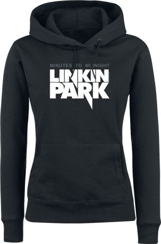 Linkin Park Minutes To Midnight Logo Dámská mikina s kapucí černá