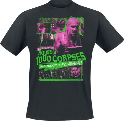 House Of 1000 Corpses This Blood Is Forever Recolor Tričko černá