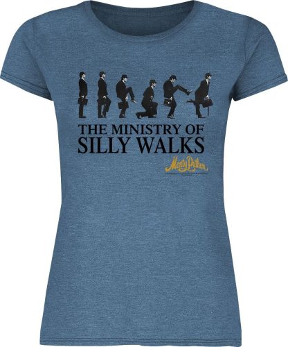 Monty Python Ministry of Silly Walks Dámské tričko modrá