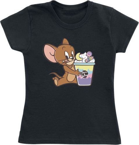 Tom And Jerry Kids - Milkshake detské tricko černá