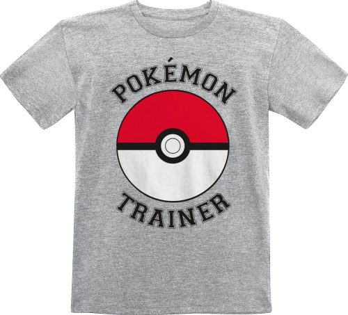 Pokémon Pokémon Trainer detské tricko šedá