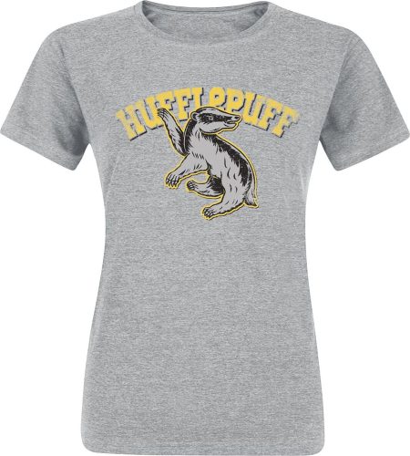 Harry Potter Hufflepuff Sport Emblem Dámské tričko šedá