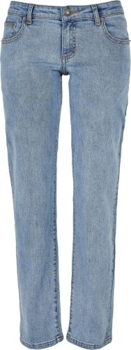Urban Classics Dámské džíny se zníženým pásem Dámské kalhoty modrá