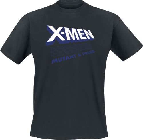 X-Men Mutant & Proud Tričko černá