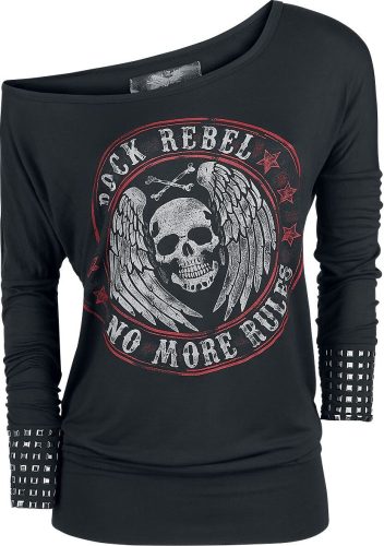 Rock Rebel by EMP Fast And Loose Dámské tričko s dlouhými rukávy černá