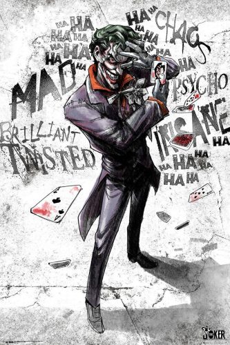 The Joker The Joker Type plakát vícebarevný