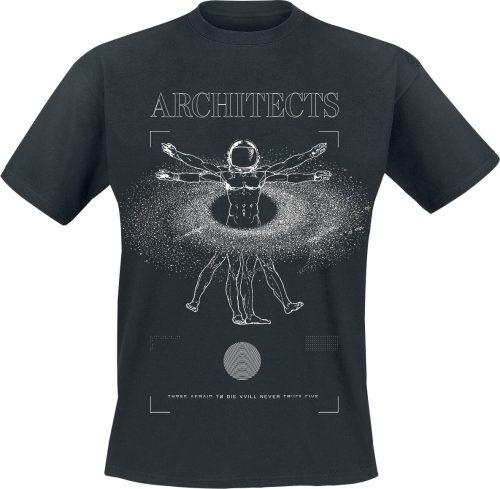 Architects Vitruvian Tričko černá