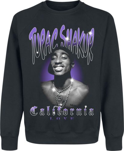Tupac Shakur California Love Bling Mikina černá