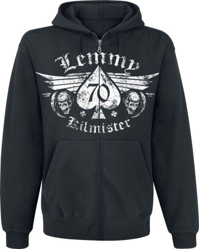 Motörhead Lemmy - Forever Mikina s kapucí na zip černá