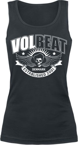 Volbeat Skullwing Ribbon Dámský top černá