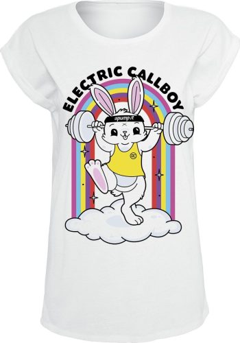 Electric Callboy Pump It Bunny Dámské tričko bílá