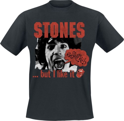The Rolling Stones Mick Rock N Roll Tričko černá