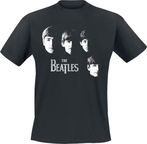 The Beatles Faces Tričko černá