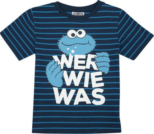 Sesame Street Kids - Krümelmonster - Wer Wie Was detské tricko modrá