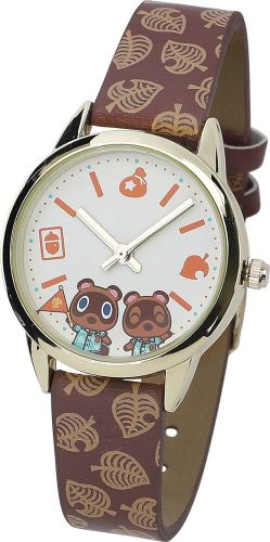 Animal Crossing Tom Nook Náramkové hodinky hnědá