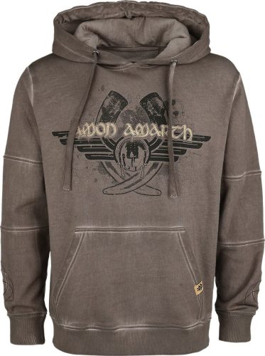 Amon Amarth EMP Signature Collection Mikina s kapucí hnědá