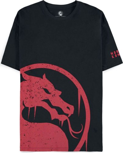 Mortal Kombat Dragon Logo Tričko černá