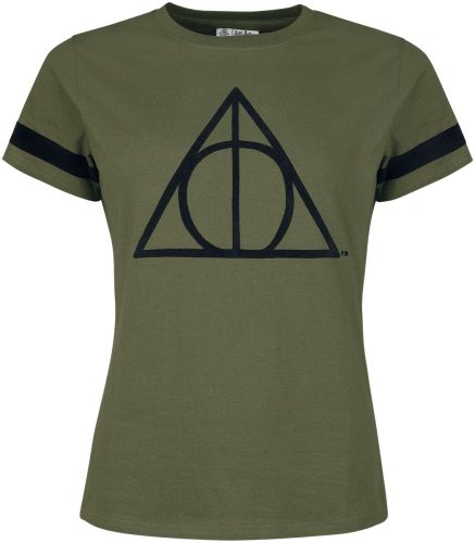 Harry Potter Deathly Hallows Dámské tričko zelená