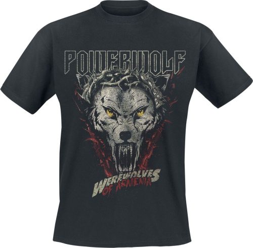 Powerwolf Werewolves Tričko černá