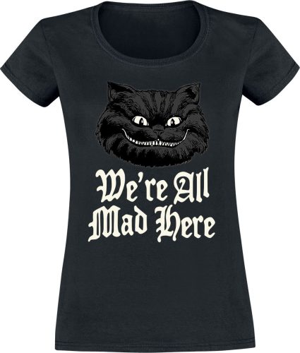 Alice in Wonderland Mad Dámské tričko černá