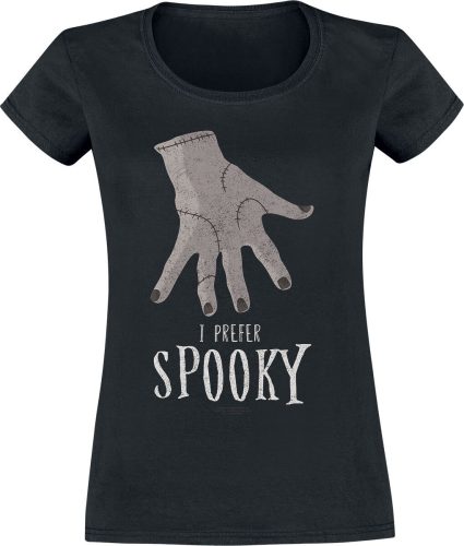Wednesday Spooky Dámské tričko černá