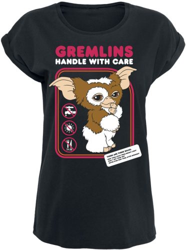 Gremlins Handle With Care Dámské tričko černá
