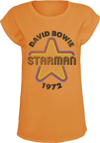 David Bowie Starman '72 Dámské tričko oranžová