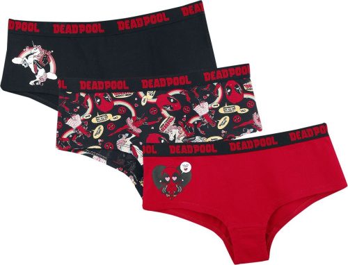 Deadpool Unicorn Sada kalhotek cerná/cervená