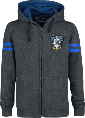 Harry Potter Ravenclaw Sport Mikina s kapucí na zip šedá/modrá