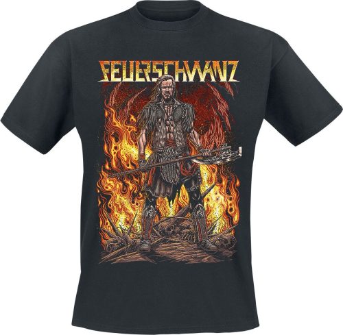 Feuerschwanz Epic Warrior Tričko černá
