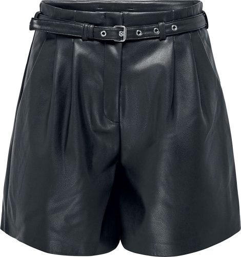Only Koženkové šortky ONLHEIDI CC OTW Dámské šortky černá