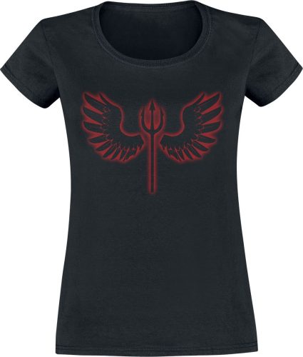 Sprüche Angel or Devil Dámské tričko černá
