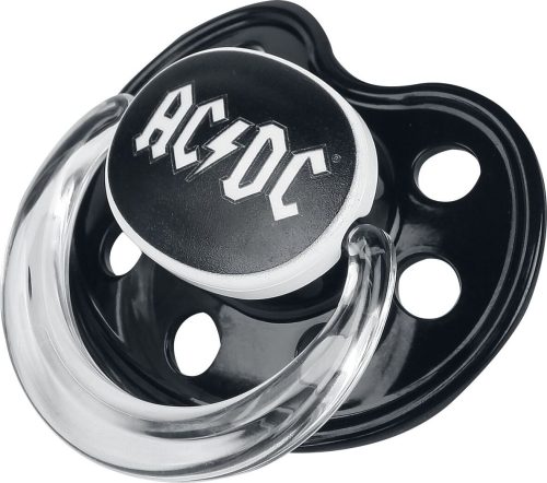 AC/DC Metal Kids - Logo Schnuller černá
