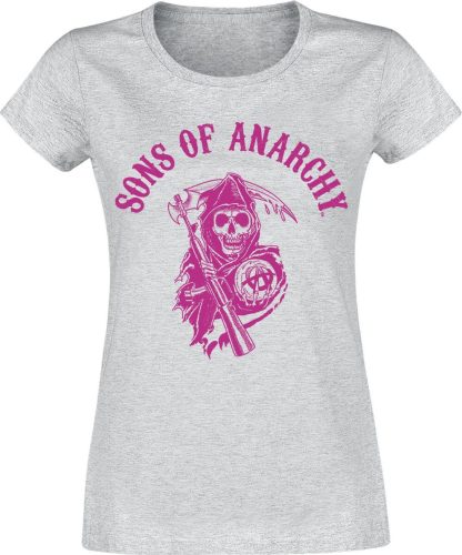 Sons Of Anarchy Pink Dámské tričko šedá