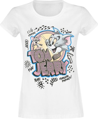 Tom And Jerry Forever Friends Dámské tričko bílá