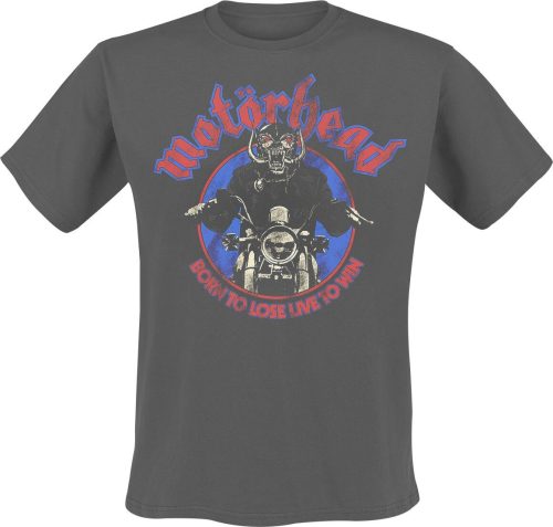 Motörhead Biker Warpig Tričko charcoal