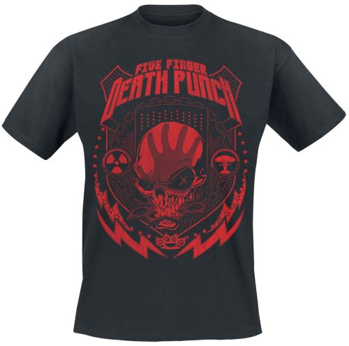 Five Finger Death Punch Nuke Shield Tričko černá