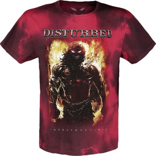 Disturbed Indestructible Tričko červená