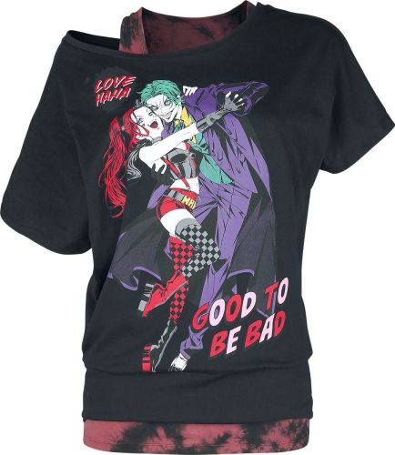 Suicide Squad Harley and The Joker Dámské tričko vícebarevný