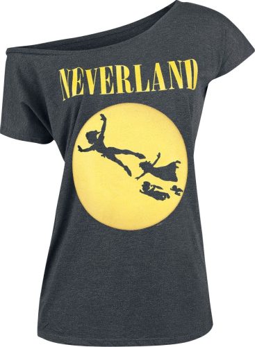Peter Pan Neverland Dámské tričko tmavě prošedivělá