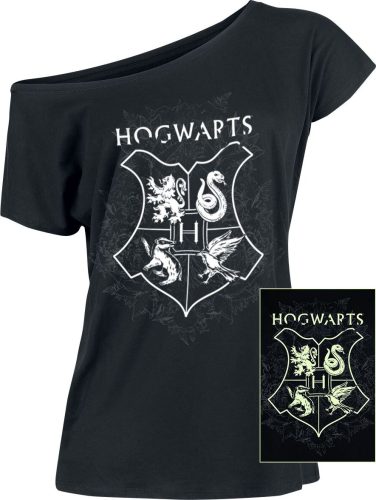 Harry Potter Hogwarts Dámské tričko černá
