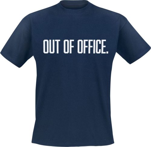 Sprüche Out Of Office Tričko modrá