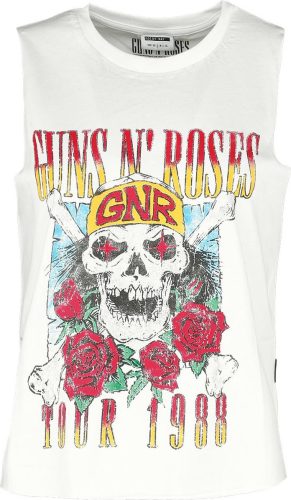 Guns N' Roses Noisy May - Tour 1988 Dámský top bílá