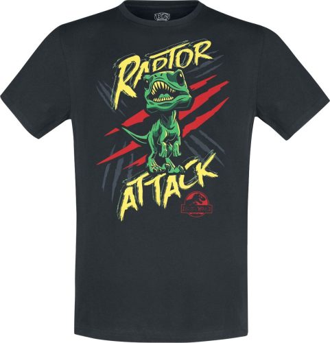 Funko Jurassic World - Raptor Attack Tričko černá