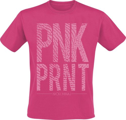 Nicki Minaj Pnk Prnt Tričko růžová