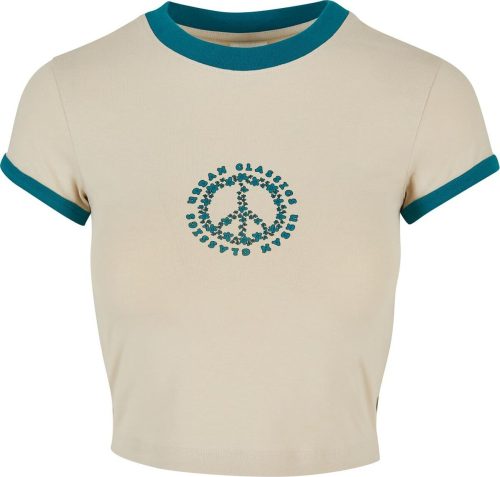 Urban Classics Dámské strečové žerzejové tričko krátkého střihu Dámské tričko svetle zelená
