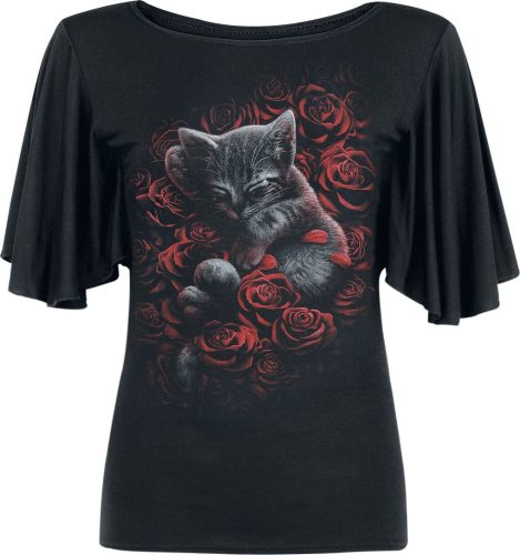 Spiral Bed Of Rose Dámské tričko černá