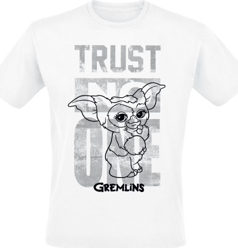 Gremlins Trust No One Tričko bílá