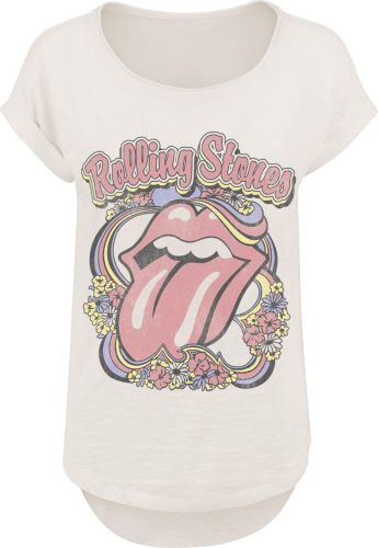 The Rolling Stones Floral Wreath Dámské tričko šedobílá