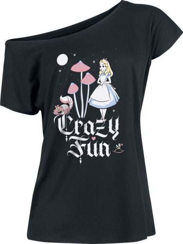 Alice in Wonderland Crazy And Fun Dámské tričko černá